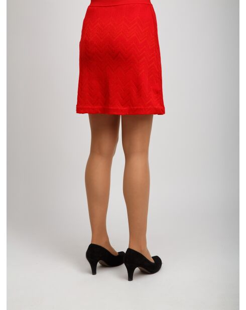 Jupe Thaïsia écarlate flamme