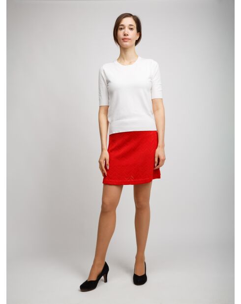 Jupe Thaïsia écarlate flamme