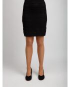 Mini jupe Orelia tons noirs