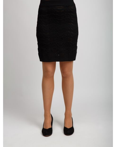 Mini jupe Orelia tons noirs