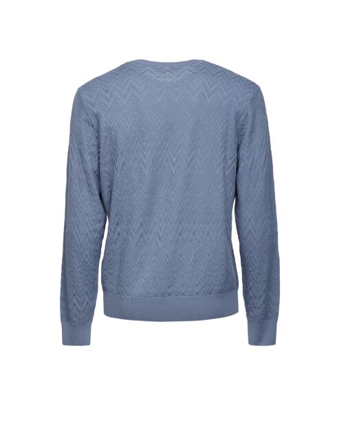 Pull à col rond Jalyne tons bleu clair