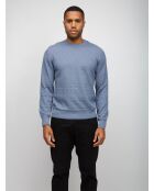 Pull à col rond Jalyne tons bleu clair