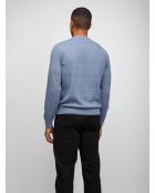 Pull à col rond Jalyne tons bleu clair