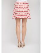 Mini jupe Silvèrel base blanche multicolore