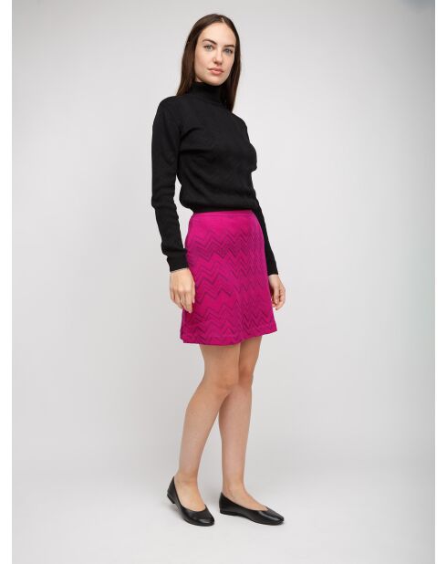 Jupe Orféo vin pourpre