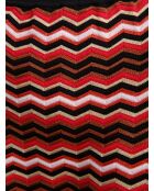 Mini jupe Orianeis base noire multicolore