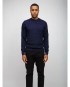 Pull à col rond Brisélia tons bleus