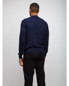 Pull à col rond Brisélia tons bleus