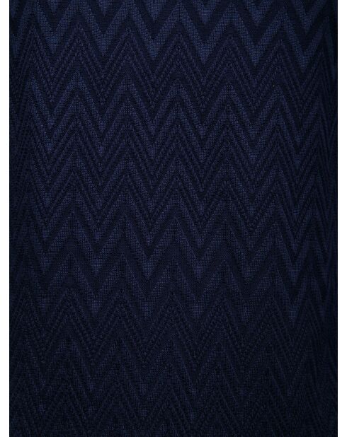 Pull à col rond Brisélia tons bleus