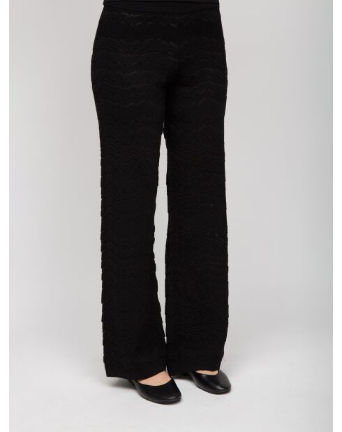 Pantalon Sélory tons noirs