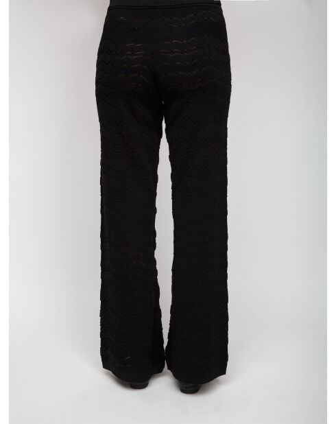 Pantalon Sélory tons noirs