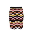 Mini jupe Melyone multicolore sur base rose