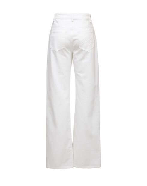 Pantalon à 5 poches Éranne blanc cassé