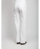 Pantalon à 5 poches Éranne blanc cassé