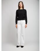 Pantalon à 5 poches Éranne blanc cassé