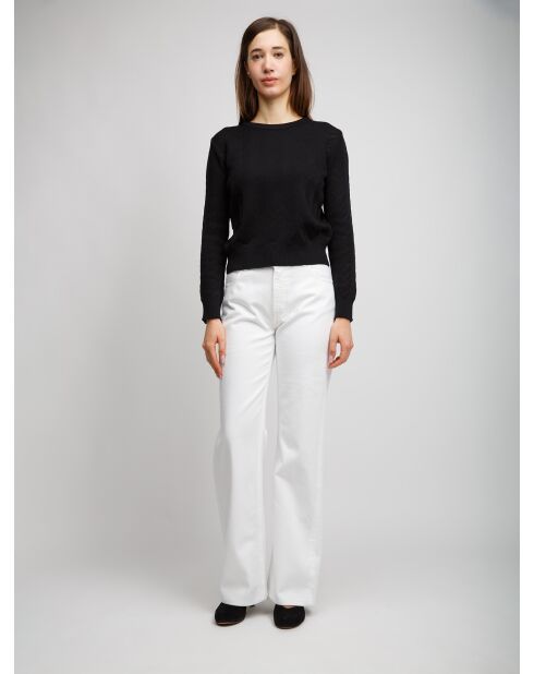 Pantalon à 5 poches Éranne blanc cassé