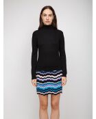 Pull à col roulé Naorys beauté noire