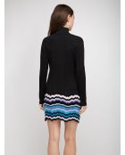 Pull à col roulé Naorys beauté noire