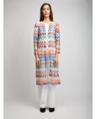 Cardigan long Galyne multicolore
