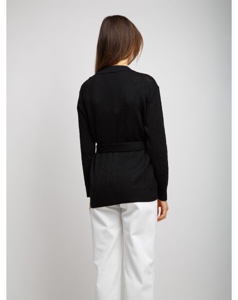 Cardigan à boutons Zéphiriel beauté noire
