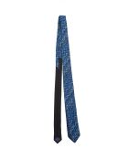 Cravate  Voryn bleu marine/rouille