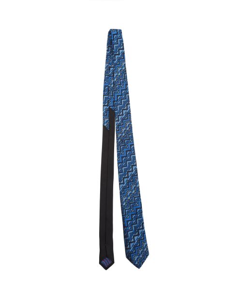 Cravate Voryn bleu marine/rouille