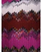 Pantalon Vaelis nuances de rouge multiples