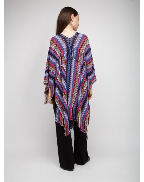 Poncho- Aelyssia multicolore