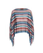 Poncho  Alexandra multicolore