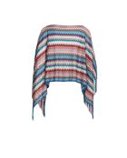 Poncho  Alexandra multicolore