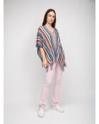 Poncho  Alexandra multicolore