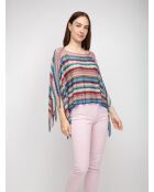 Poncho  Alexandra multicolore