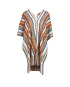 Poncho  Aurélie multicolore