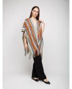 Poncho  Aurélie multicolore