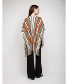 Poncho  Aurélie multicolore