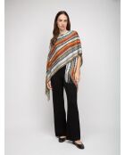 Poncho  Aurélie multicolore