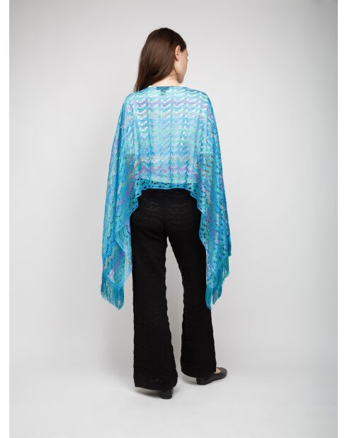Poncho  Carine multicolore