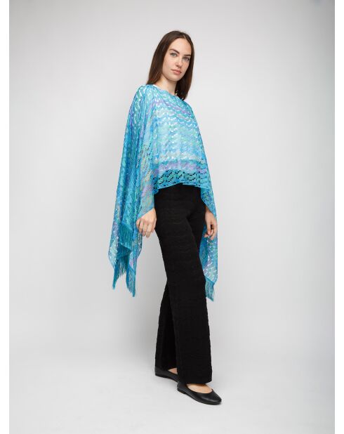 Poncho  Carine multicolore