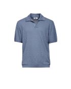 Polo à manches courtes Fanyra tons bleu clair