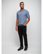 Polo à manches courtes Fanyra tons bleu clair