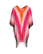 Poncho  Amandine multicolore