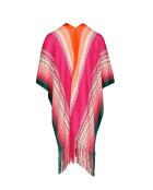 Poncho  Amandine multicolore