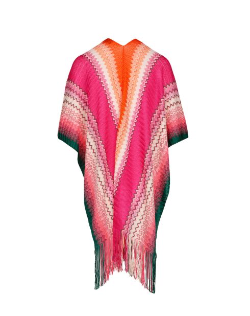 Poncho  Amandine multicolore