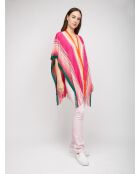 Poncho  Amandine multicolore