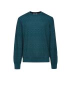 Pull à col rond Arvane tons verts