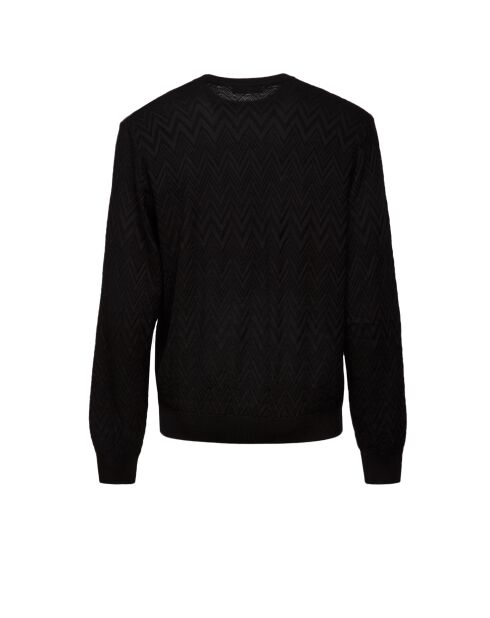 Pull à col rond Ciryane tons noirs