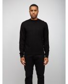 Pull à col rond Ciryane tons noirs