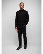 Pull à col rond Ciryane tons noirs
