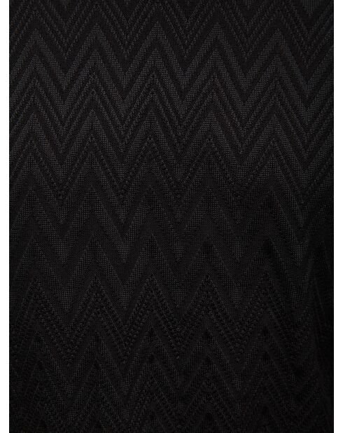 Pull à col rond Ciryane tons noirs