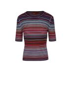 Pull à col rond Amariel tons foncés multicolore